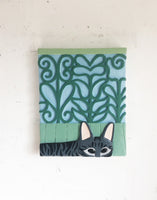 Lá está o gato, à janela do teu quarto