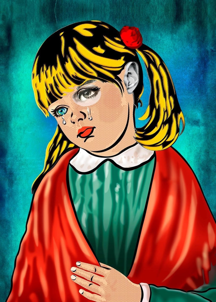 Menina da Lágrima (Tela)