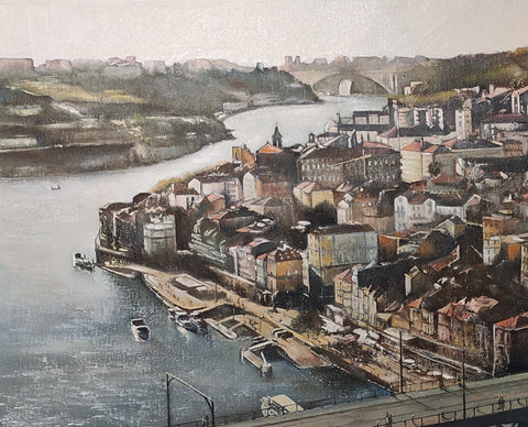 Panorámica aérea de Oporto