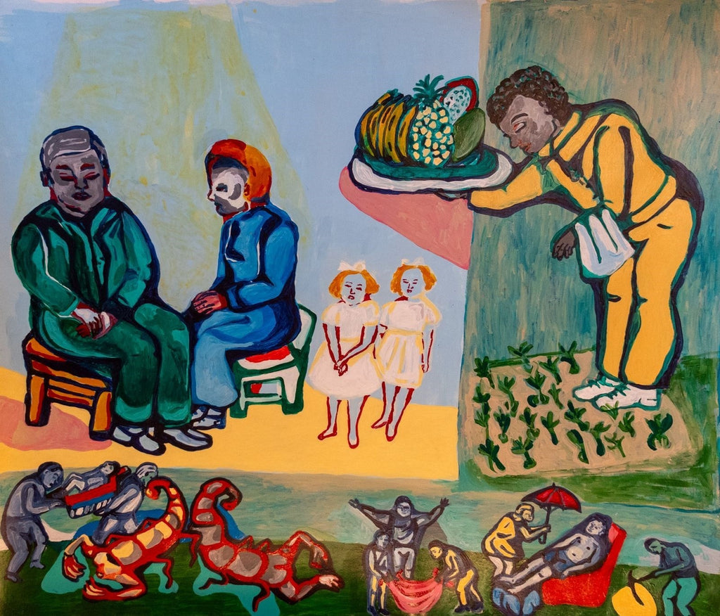 No quintal havia ordem