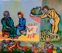 No quintal havia ordem