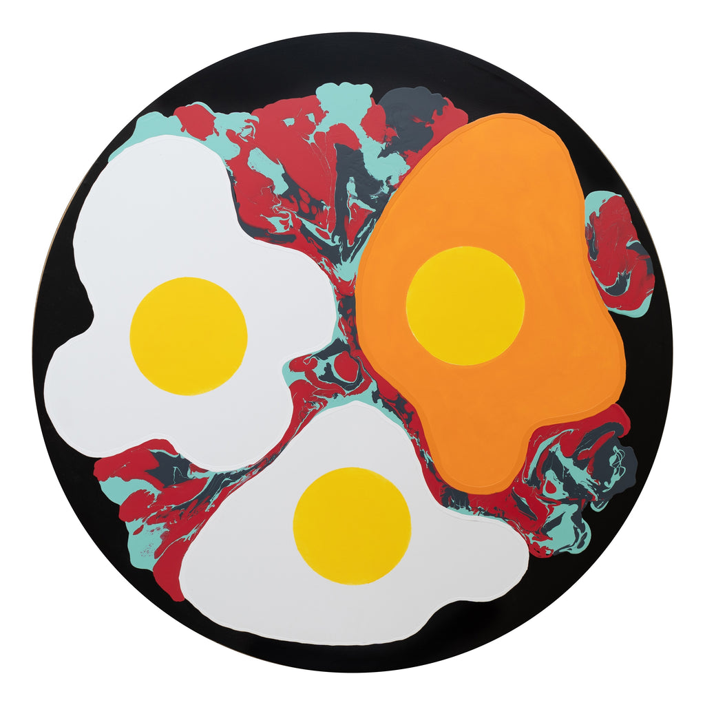 Fried eggs in special character sauce #6