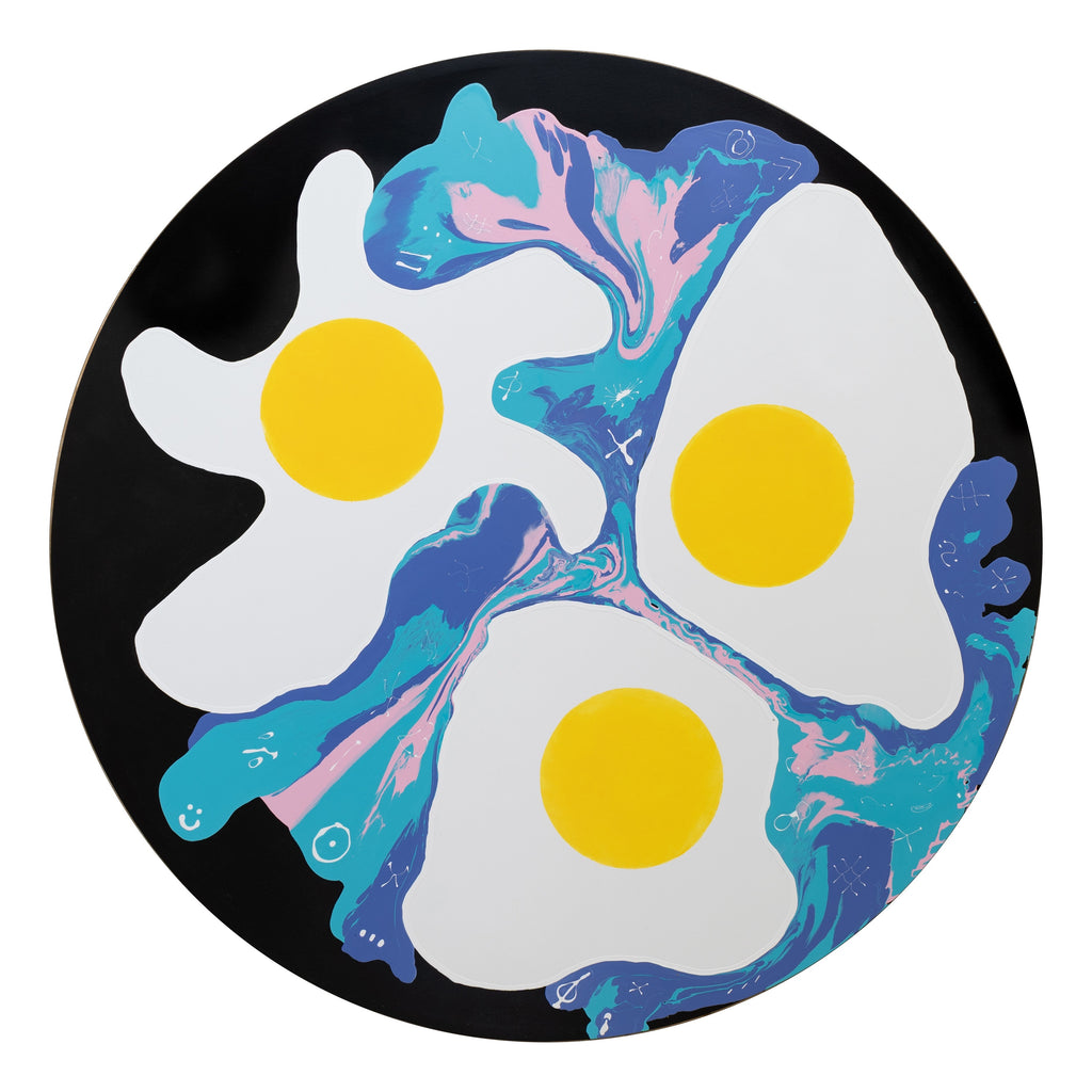 Fried eggs in special character sauce #10