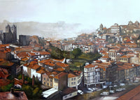 Niebla en el bajo Duero-Oporto