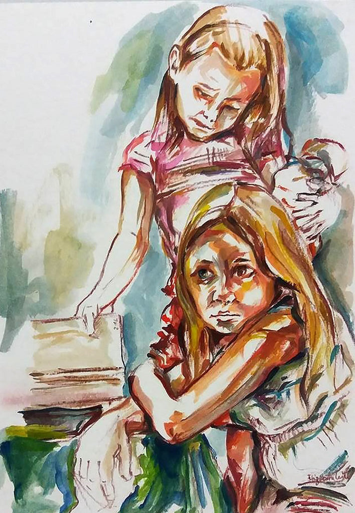 Pequeno formato III. Em pose. Matilde e Rita.