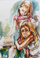 Pequeno formato III. Em pose. Matilde e Rita.