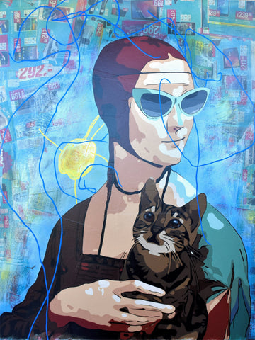Lady with Kitten