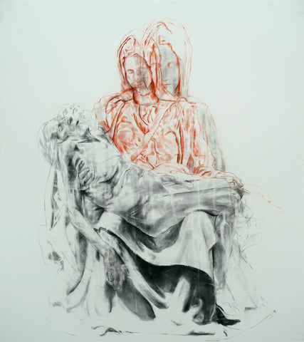 pietá (vermelho e negro)