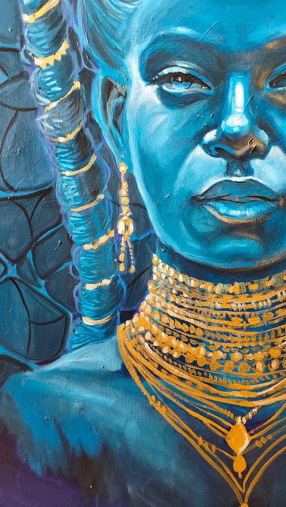 blue