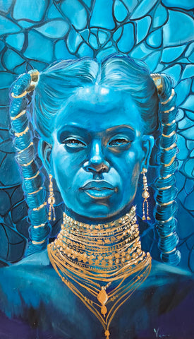 blue