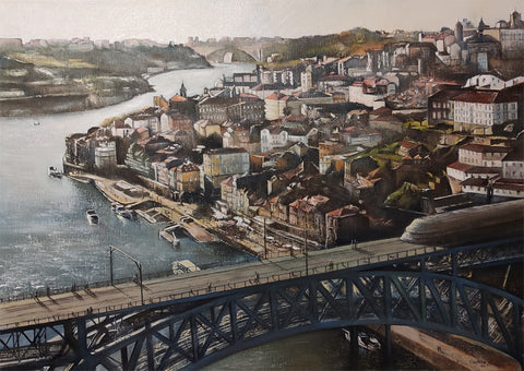 Panorámica aérea de Oporto