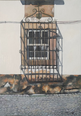 Ventana enrejada- Miranda do Douro