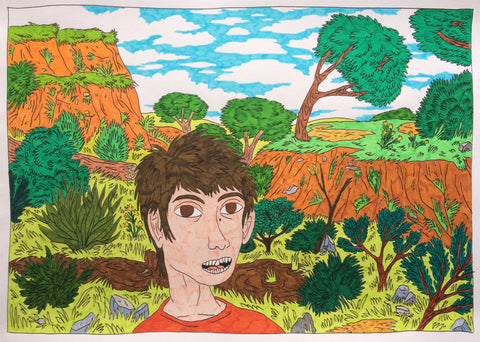 Acho que este é um bom sítio para fazer uma cabana. Só temos que ter cuidado com as cobras.