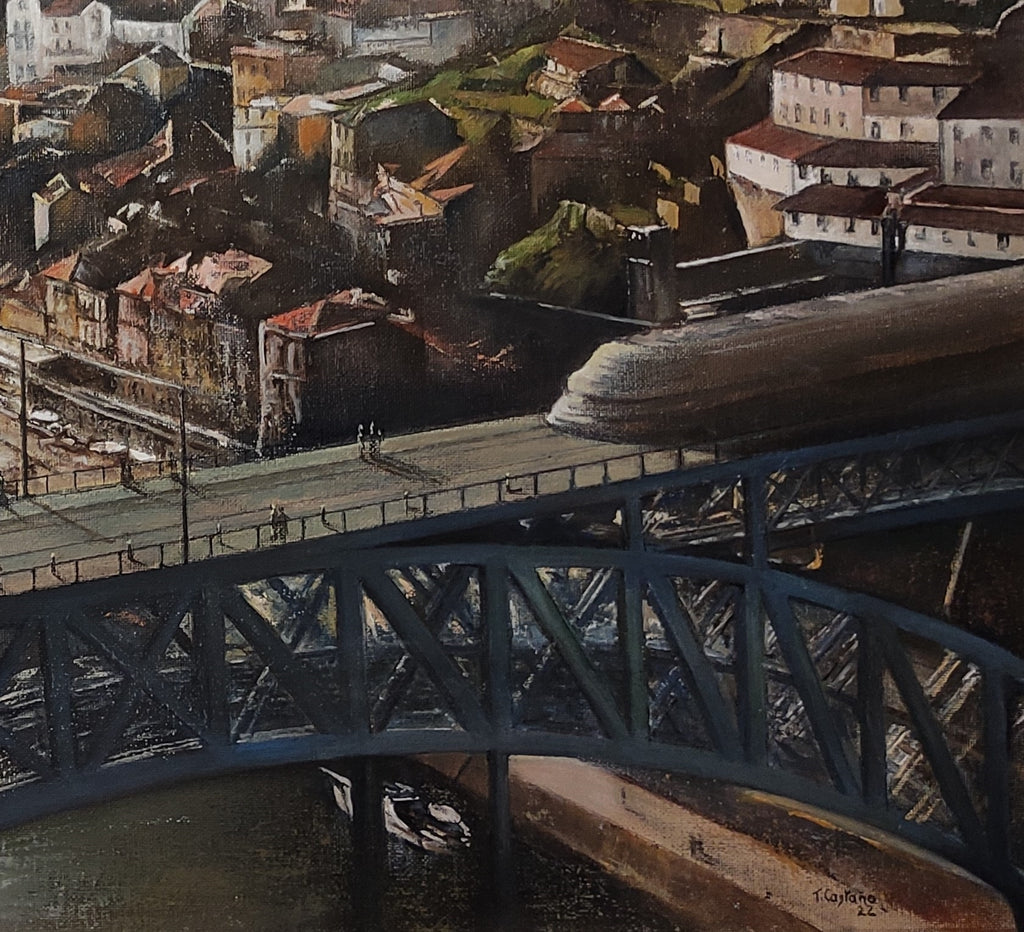 Panorámica aérea de Oporto