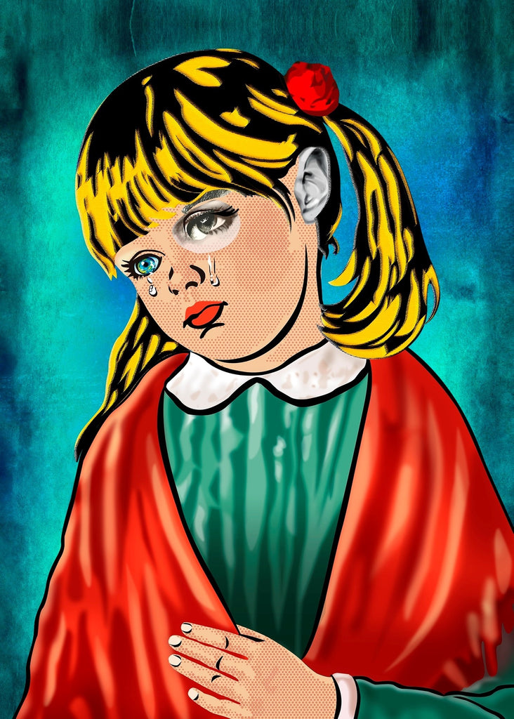 Menina da Lágrima (Tela)